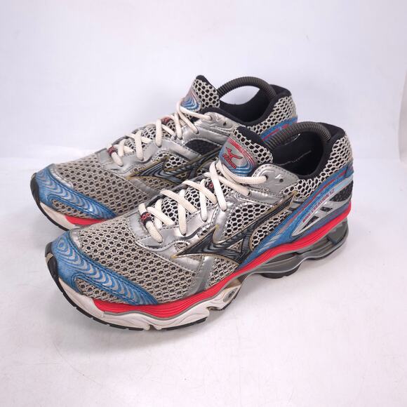 Mizuno Wave Creation 12 Athletic Running Shoe Womens Size 10 8KN-10154 Gray Blue - Picture 1 of 10